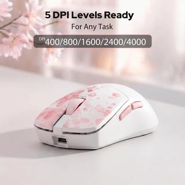 Alt view image 6 of 7 - Redragon BS7552 Wireless 98-Key Low-Profile Keyboard & 4000 DPI Mouse Combo