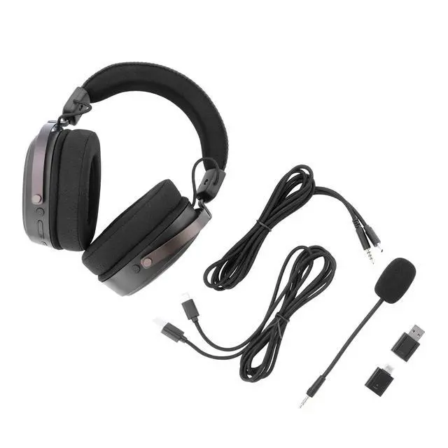 Alt view image 7 of 7 - Redragon H831 Gaming Headset, RGB, 2.4GHz/BT/Wired, Black