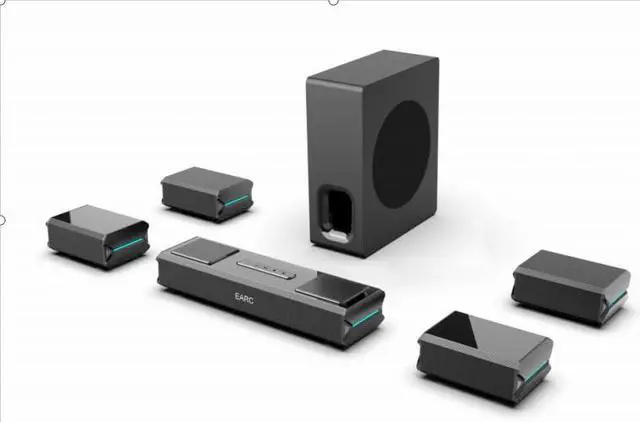 Main image of Redragon GS822 Speaker, BT/Opt/HDMI/AUX/USB, Black, 244W, US