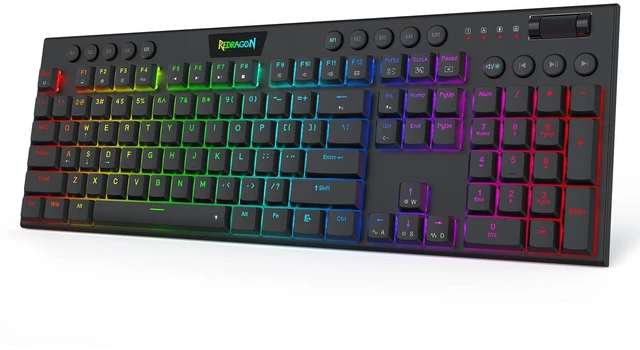 Main image of Redragon K618 HE Wired Low-Profile Rapid Trigger Magnetic Gaming Keyboard