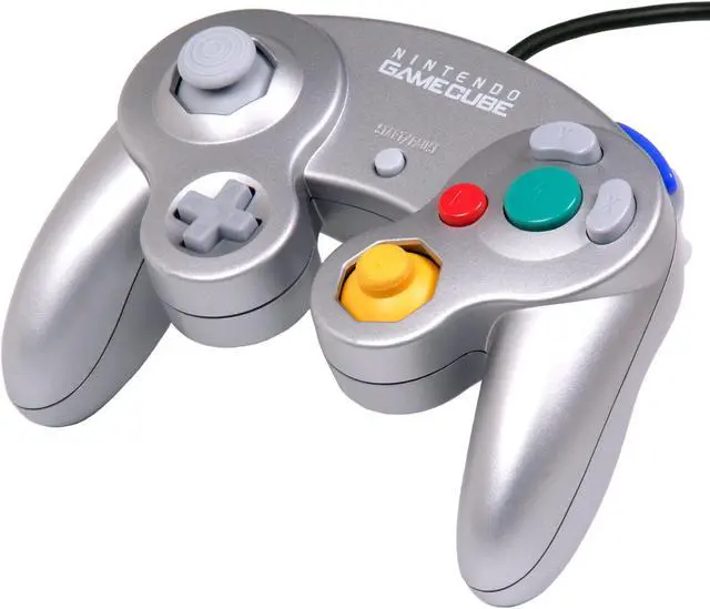 Alt view image 4 of 4 - Gamecube Console Platinum with Controller and 251 Block Memory Card