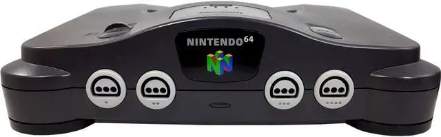 Alt view image 3 of 4 - Nintendo 64 N64 Video Game Console with Matching Controller and Cables