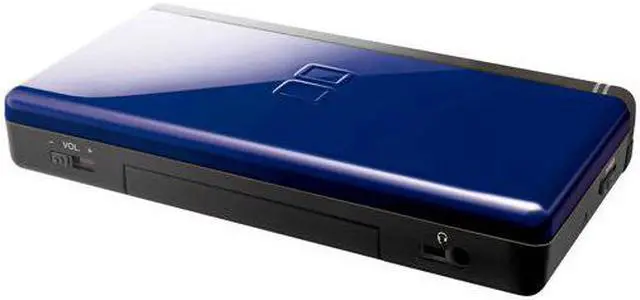 Alt view image 2 of 4 - Nintendo DS Lite Cobalt Black Video Game Console with Stylus and Charger