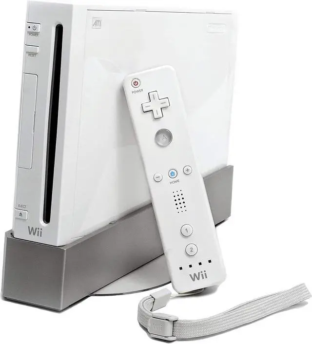 Alt view image 2 of 5 - Wii White Console - Wii Sports