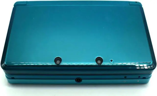 Alt view image 4 of 5 - Nintendo 3DS Console Aqua Blue Used