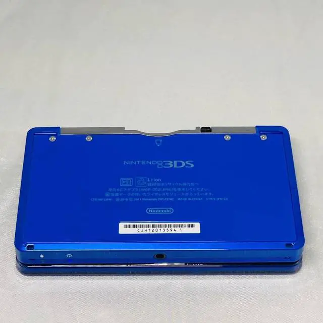 Alt view image 3 of 5 - Nintendo 3DS Console Cobalt Blue Used