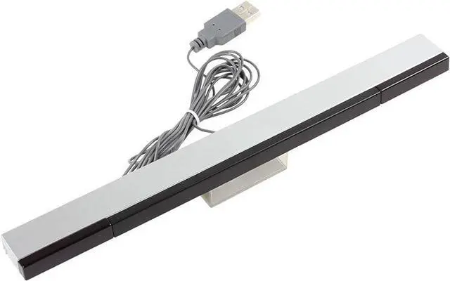 Alt view image 2 of 4 - Nintendo Wii Sensor Bar Wired Replacement Accessory for Nintendo Wii/Wii U Console  3rd Party Infrared Motion Tracking Receiver