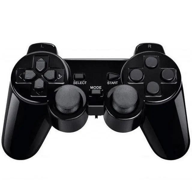 Alt view image 4 of 4 - RetroFam PS2 Controller Wireless for Playstation 2 Game Console, Black
