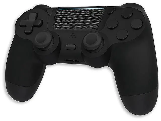 Alt view image 2 of 3 - RetroFam PS4 Wireless Gaming Controller with Charging Cable, Black - Premium Playstation 4 Accessory