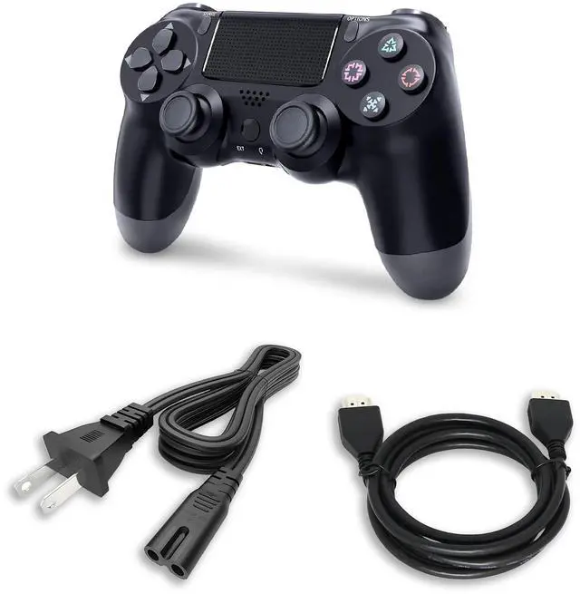 Alt view image 3 of 5 - Sony Playstation 4 PS4 Console Pro 1TB Black with 2 Retrofam Controllers, Refurbished Video Game Console System