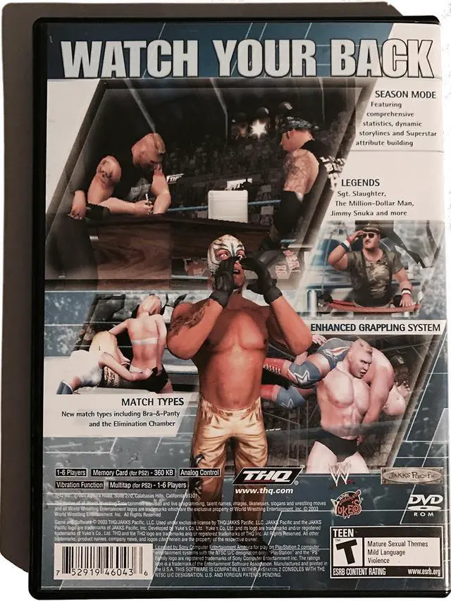 Alt view image 2 of 3 - Sony - WWE Smackdown Here Comes the Pain PlayStation 2 Video Game - PS2 Game