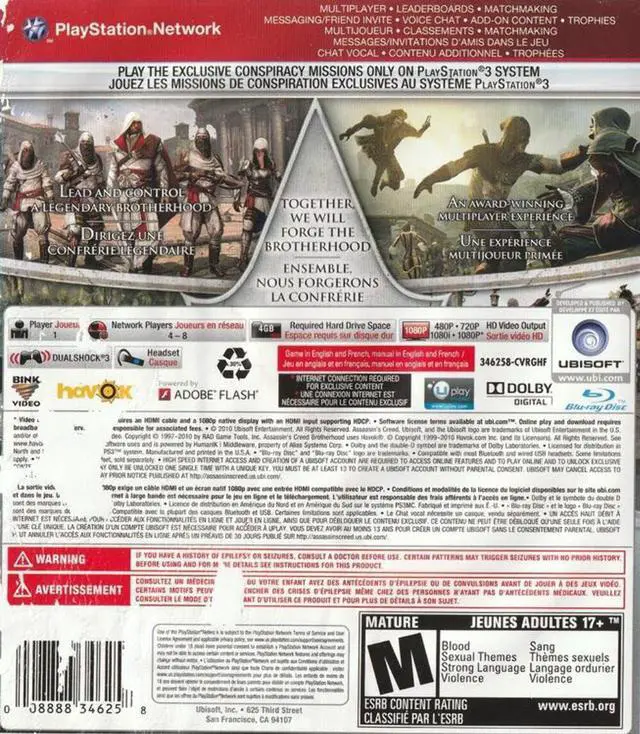 Alt view image 2 of 3 - Sony - Assassin's Creed Game PlayStation 3 Video Game - PS3