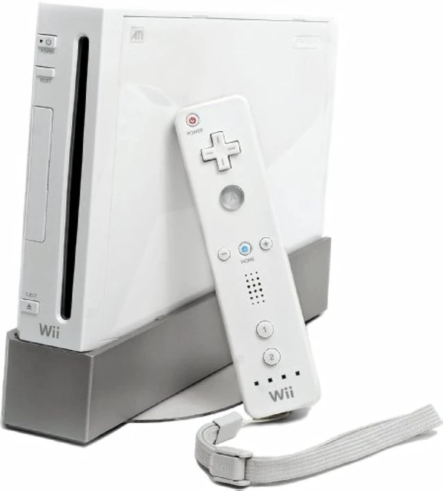 Main image of Nintendo - Wii Console Wii Game System with RetroFam Remote - White