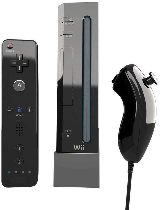 Alt view image 2 of 4 - Nintendo - Wii Console Wii Game System with RetroFam Remote - Black