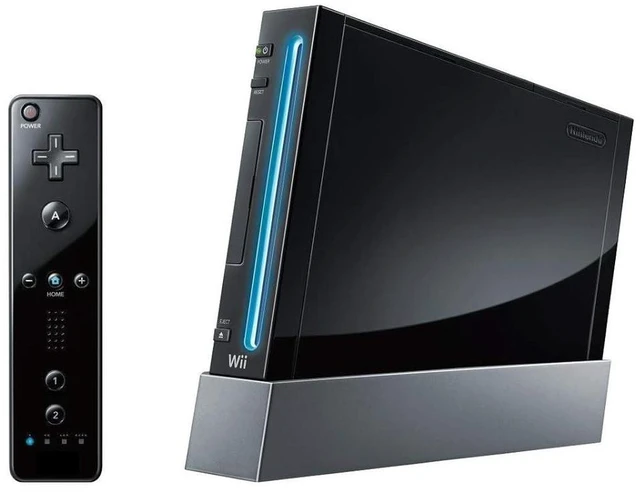 Alt view image 4 of 4 - Nintendo - Wii Console Wii Game System with RetroFam Remote - Black