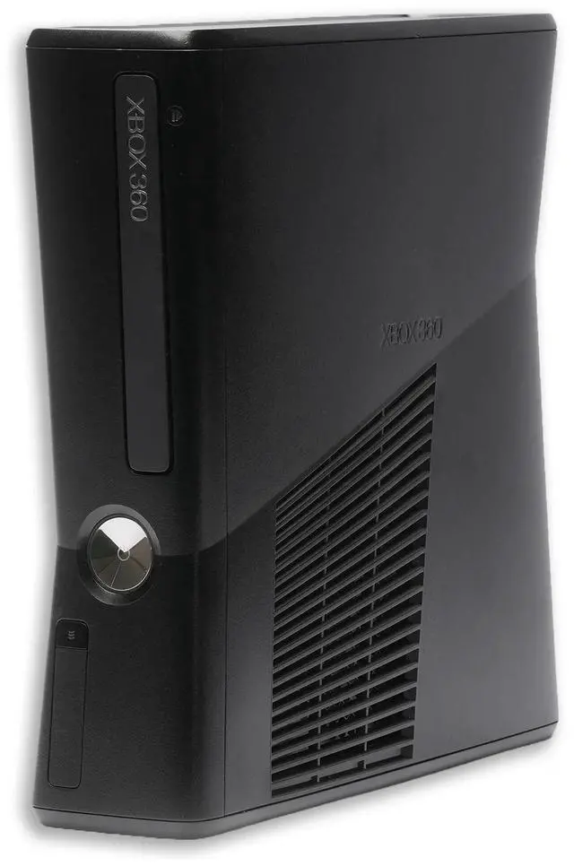 Alt view image 6 of 6 - Xbox 360 S 4GB Game Console Black with 2 Retrofam Controllers  Black & White