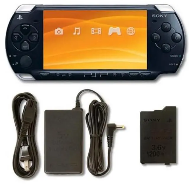 Main image of Sony PlayStation Portable PSP-2000 Handheld Gaming System Piano Black
