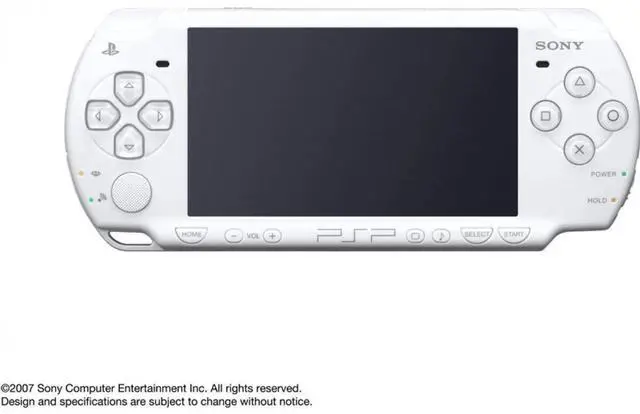 Main image of Sony PlayStation Portable PSP-2000 Handheld Gaming Console White