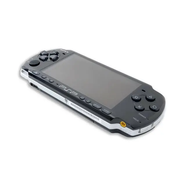 Alt view image 3 of 5 - Sony PlayStation Portable PSP-2000 Gaming Console with RetroFam Charging Cable Ebony Black