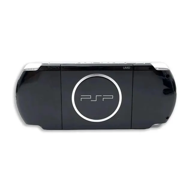 Alt view image 5 of 5 - Sony PlayStation Portable PSP-2000 Gaming Console with RetroFam Charging Cable Ebony Black