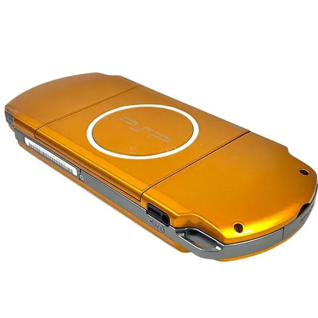 Alt view image 3 of 5 - Sony PlayStation Portable PSP-3000 Handheld Gaming Console Yellow