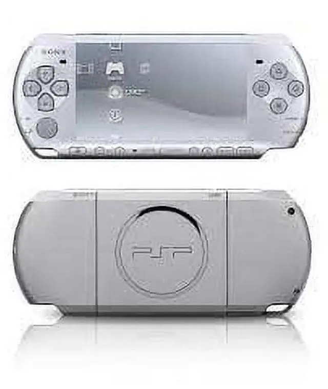 Main image of Sony PlayStation Portable PSP-3000 Handheld Gaming Console Silver