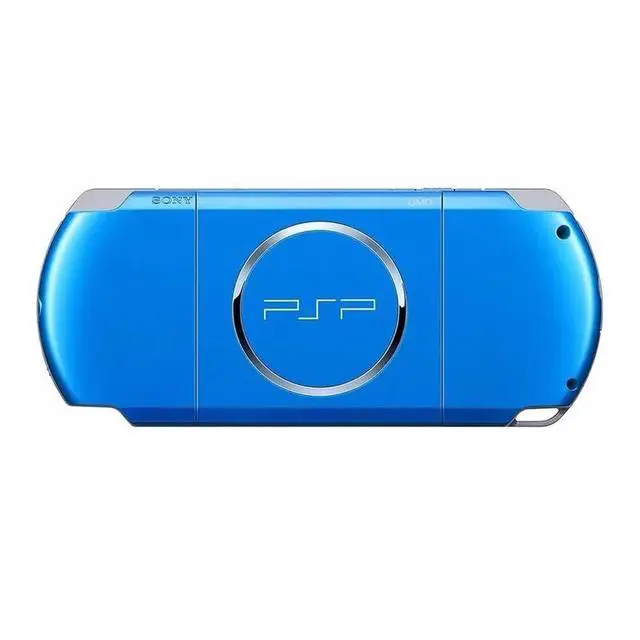Alt view image 4 of 5 - Sony PlayStation Portable PSP-3000 Handheld Gaming Console Blue