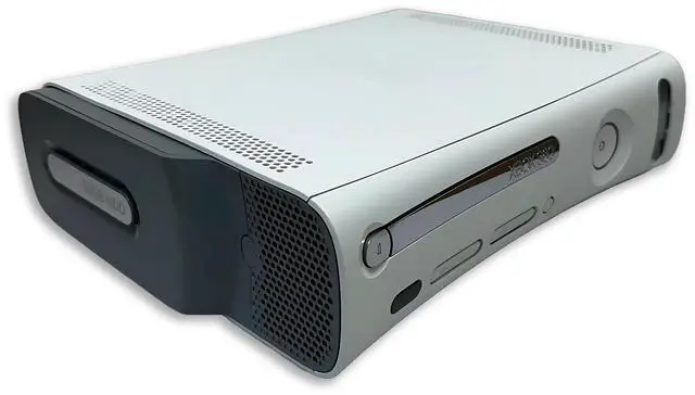 Alt view image 5 of 5 - Microsoft Xbox 360 Original Console with Two Retrofam Controllers White