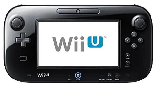 Alt view image 4 of 4 - Nintendo Wii U 32GB Console  Black with GamePad & HDMI Cable