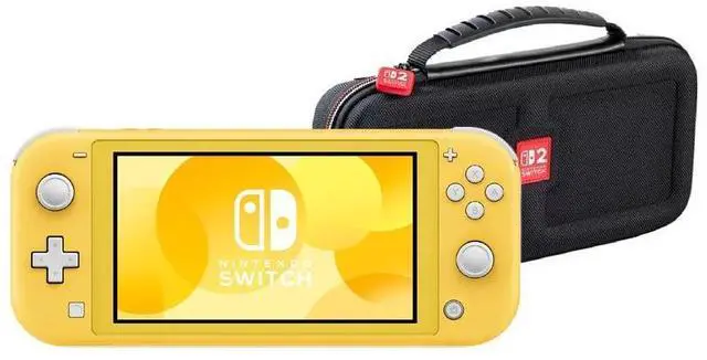 Main image of Nintendo Switch Lite Game Console with Retrofam Carry Case International Version, Yellow
(Refurbished)