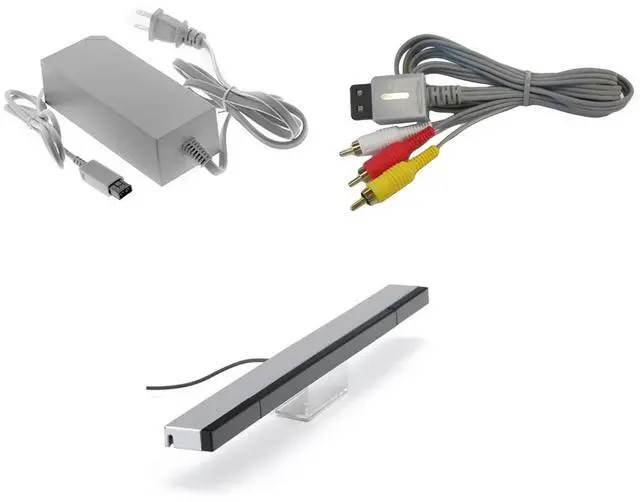 Alt view image 3 of 6 - Nintendo Wii Console Wii Game System Black with Mario Kart Premium Bundle