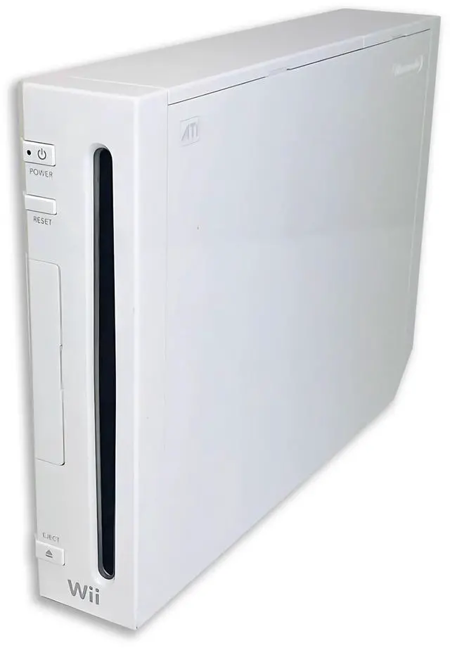 Alt view image 3 of 6 - Nintendo Wii Console Wii Game System White with Wii Sports & Sports Resort (Refurbished)