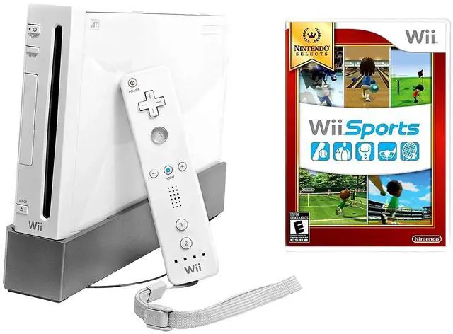 Alt view image 3 of 3 - Nintendo Wii Console White - Wii Sports Bundle