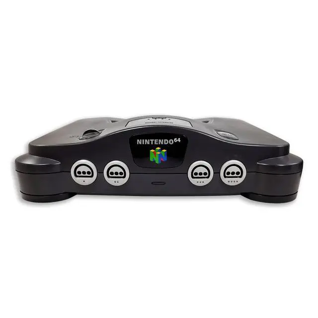 Alt view image 2 of 5 - Nintendo 64 N64 Game System with Expansion Pak and 4 Pack Retrofam N64 Controller