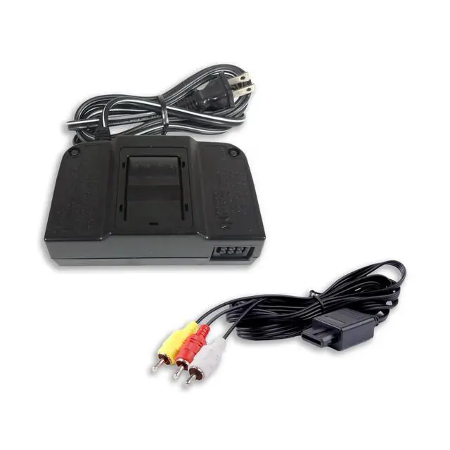 Alt view image 5 of 5 - Nintendo 64 N64 Game System with OEM Transfer Pak and 4 Pack Retrofam N64 Controller