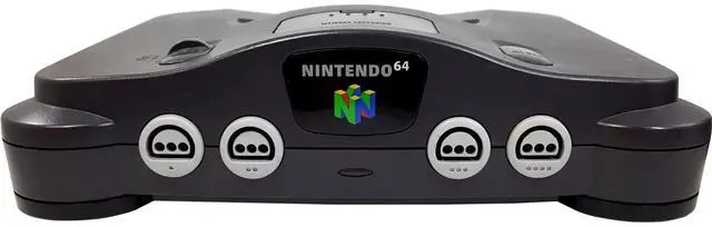 Alt view image 3 of 4 - Nintendo 64 N64 Video Game Console with Matching Controller and Cables