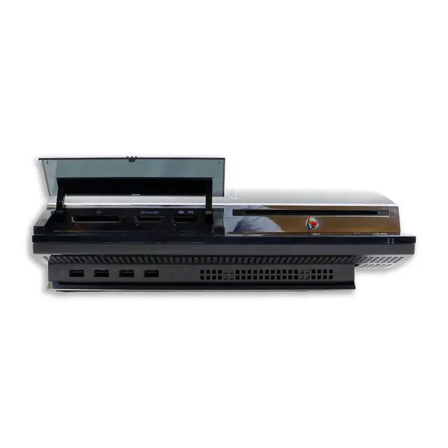 Alt view image 4 of 5 - Sony PlayStation 3 PS3 Console Original 40GB Black with The Last of Us and Two Retrofam Controllers