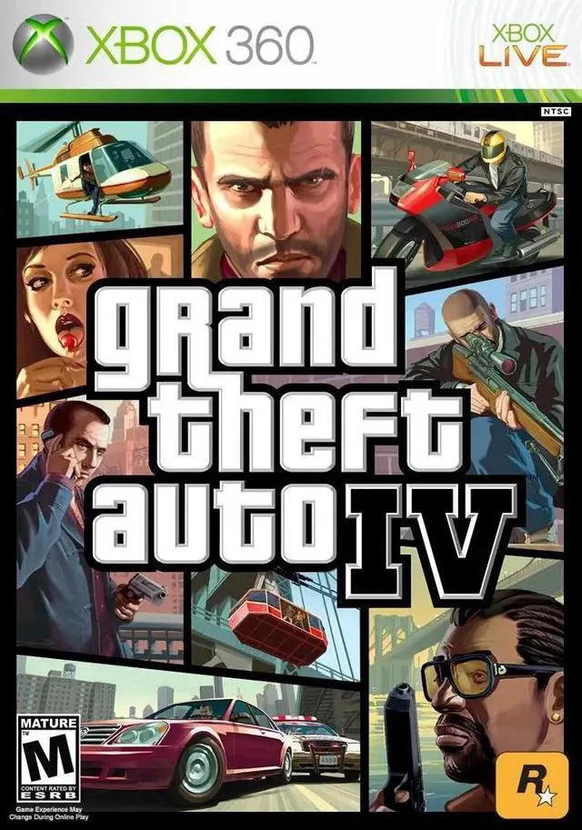 Alt view image 3 of 5 - Microsoft Xbox 360 Elite Game Console with Two Retrofam Controllers and Grand Theft Auto IV