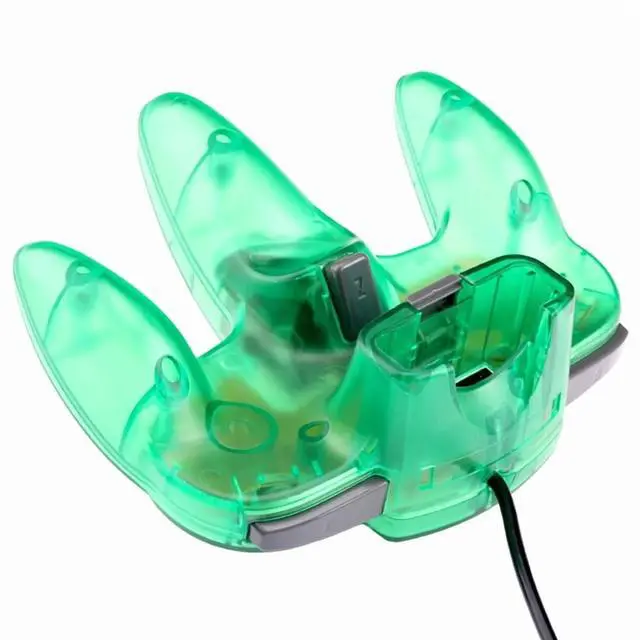 Alt view image 3 of 5 - RetroFam Wired Game Controller for Nintendo 64 N64 Game Console, Transparent Green