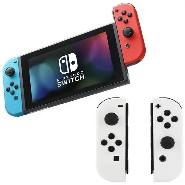 Main image of Nintendo Switch Console with Two Joy-Con Bundle - Blue/Red & White
