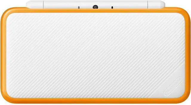 Alt view image 4 of 4 - Nintendo 2DS XL Portable Gaming Console, White & Orange