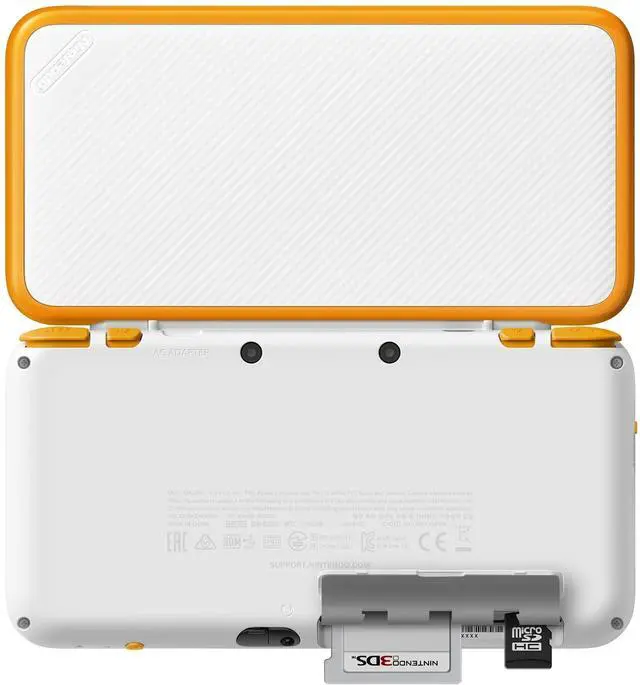 Main image of Nintendo 2DS XL Portable Gaming Console, White & Orange
