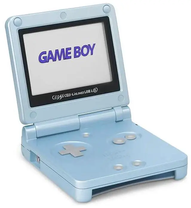 Main image of Nintendo Game Boy Advance SP GBA SP Gaming Console, Pearl Blue