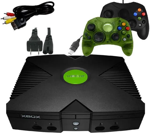 Main image of Restored Microsoft Xbox Original Gaming Console, 2 Retrofam Controllers (Restored)