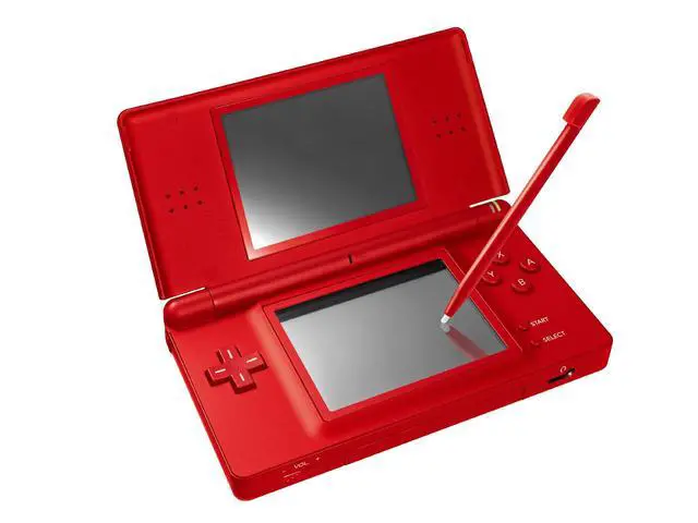 Alt view image 3 of 5 - Nintendo DSi Handheld Video Game Console - Red
