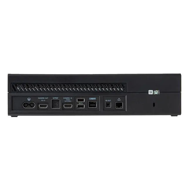 Alt view image 4 of 5 - Microsoft Xbox One Game Console 500GB Black with Two Retrofam Controllers