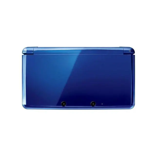 Alt view image 3 of 5 - Nintendo 3DS Handheld Gaming Console - Cobalt Blue Bundle with RetroFam 32GB SD Card & Glass Screen Protector