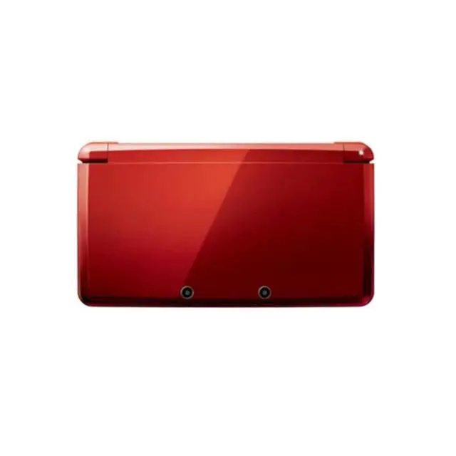 Alt view image 2 of 6 - Nintendo 3DS Handheld Gaming Console - Metallic Red Bundle with RetroFam 32GB SD Card & Glass Screen Protector