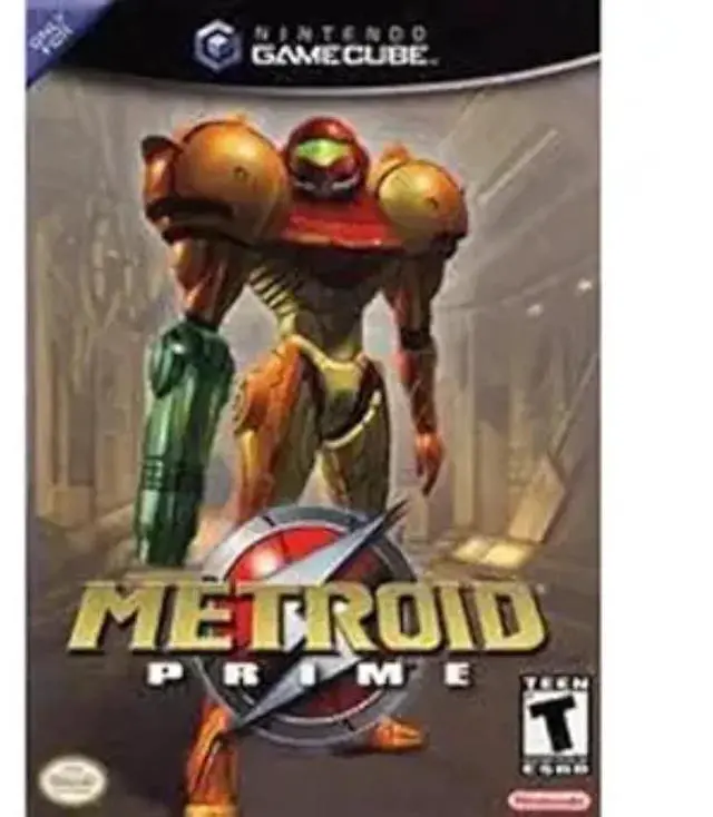 Alt view image 4 of 6 - Nintendo GameCube Game Console Bundle with 2 Retrofam Controllers (Silver) & Metroid Prime Game