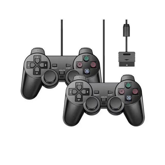 Alt view image 5 of 6 - Sony PlayStation 2 PS2 Slim Console System Bundle with 2 Retrofam Controllers and Blitz: The League Game